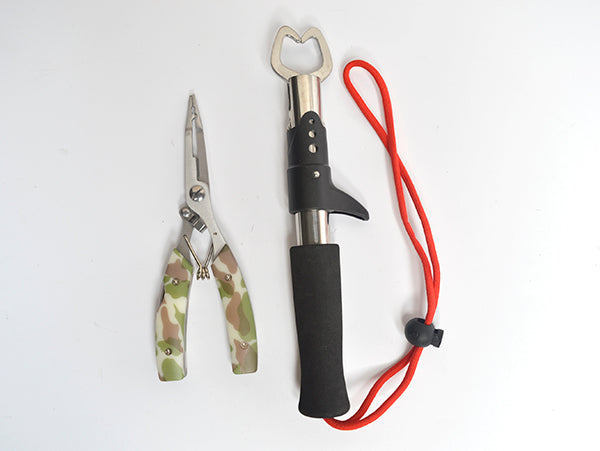 Stainless Steel Portable Fish Grip Set