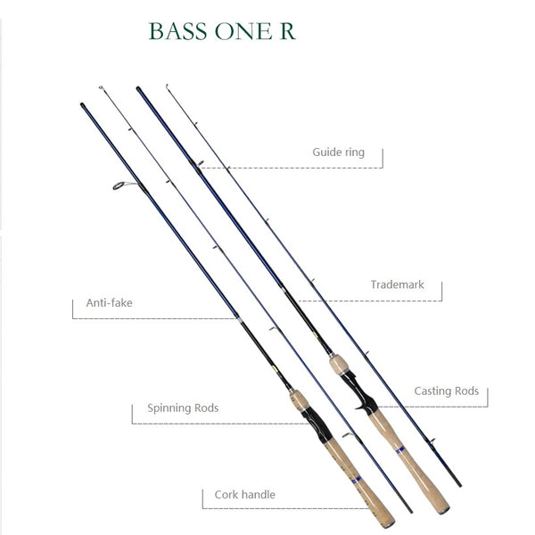SHIMANO BASS ONE R Carbon Fishing Rod
