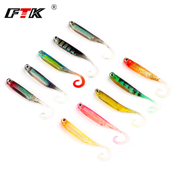 FTK Soft Lure 5pcs/lot